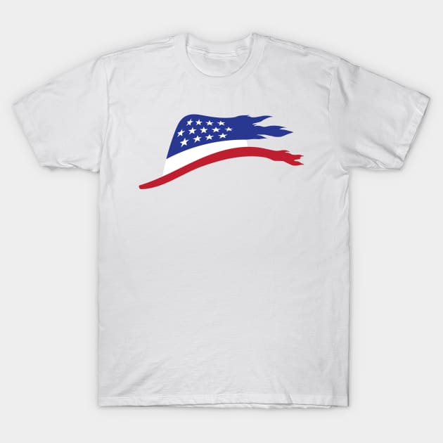 Patriotic Fedora T-Shirt by MimimaStore